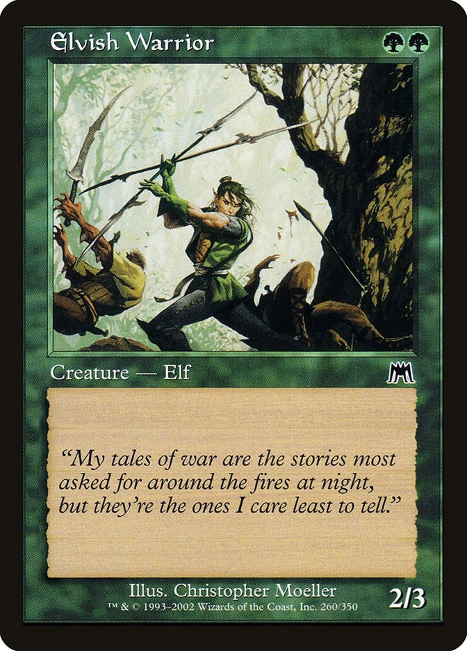 Elvish Warrior (260) (ONS) Japanese
