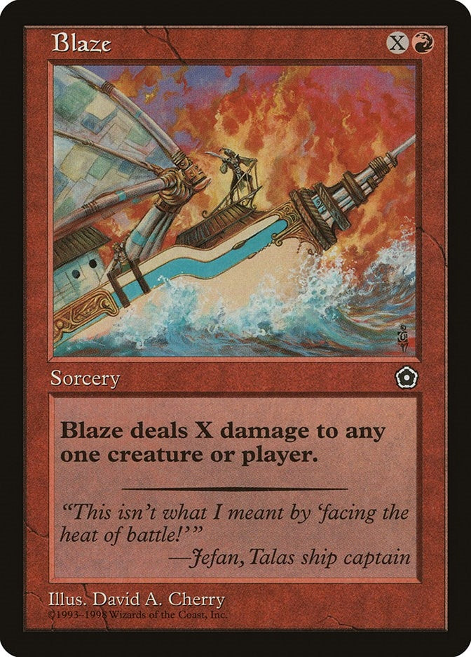 Image for Blaze (P02) - Magic: The Gathering