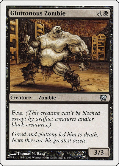 Gluttonous Zombie (136) (8ED)