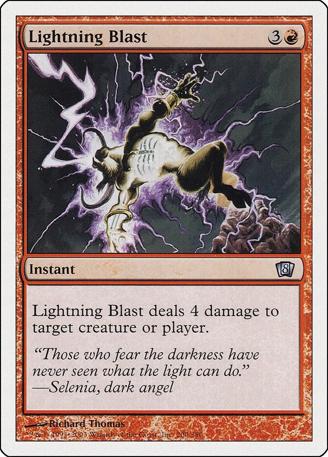 Lightning Blast (200) (8ED) Japanese
