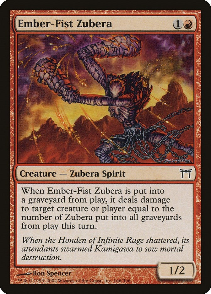 Ember-Fist Zubera (166) (CHK) Japanese