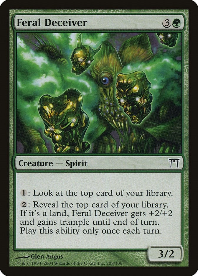 Feral Deceiver (208) (CHK) Japanese