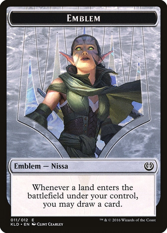 Emblem - Nissa, Vital Force (11) (KLD)