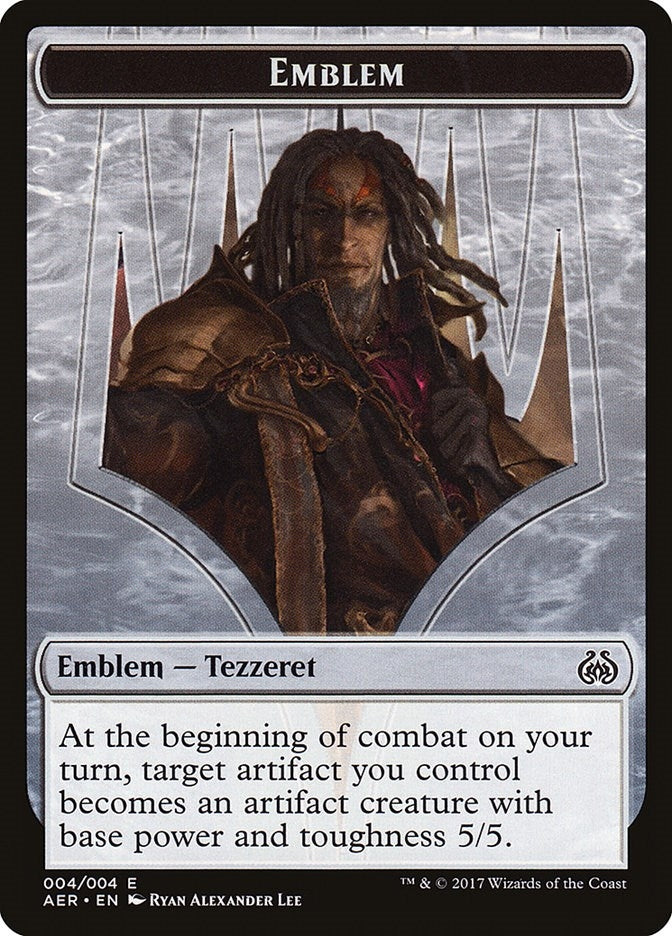 Emblem - Tezzeret the Schemer (4) (AER)