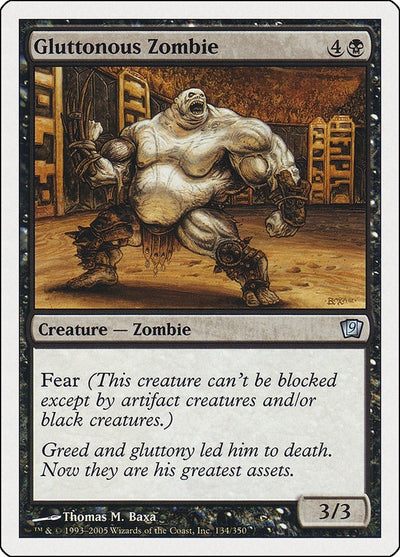 Gluttonous Zombie (134) (9ED)