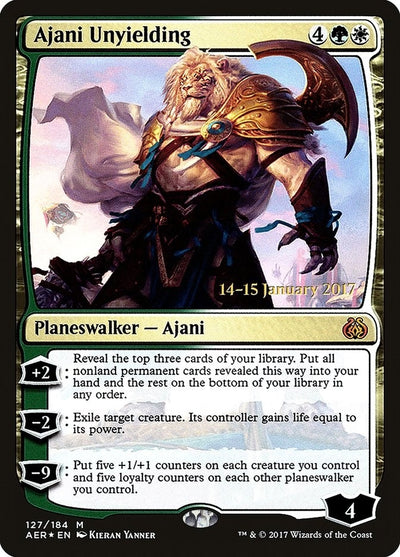 Ajani Unyielding (127) (PRE)