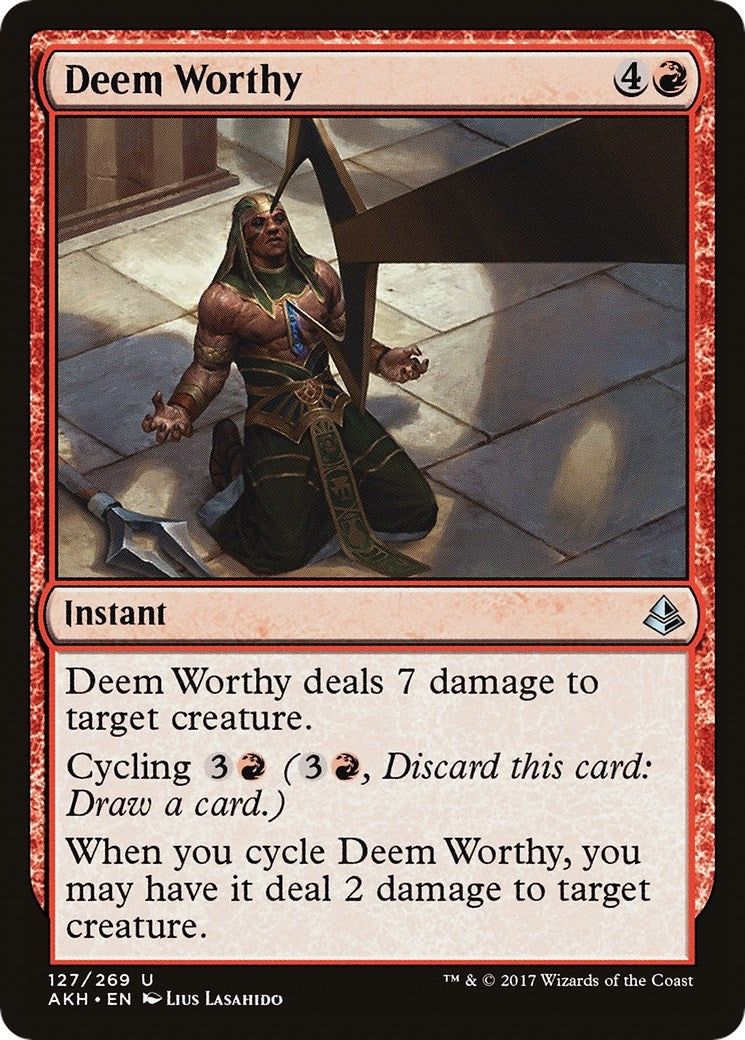 Deem Worthy (127) (AKH)