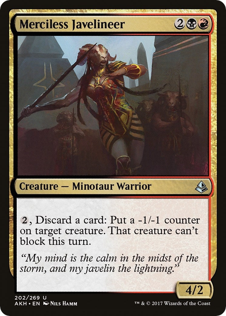 Merciless Javelineer (202) (AKH)