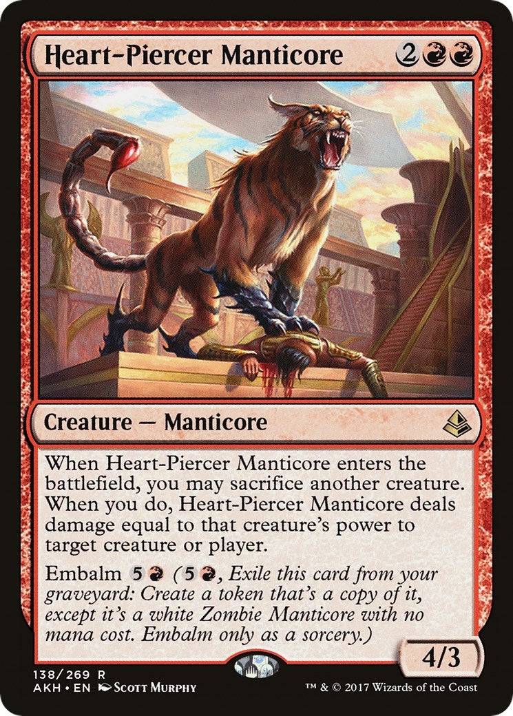 Heart-Piercer Manticore (138) (AKH) Japanese