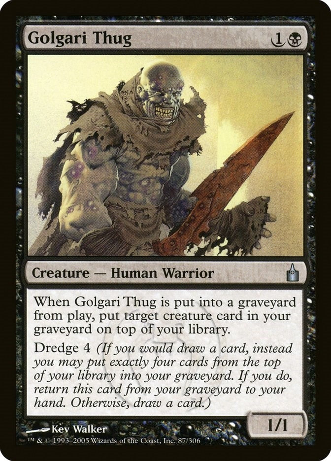 Golgari Thug (87) (RAV) Japanese