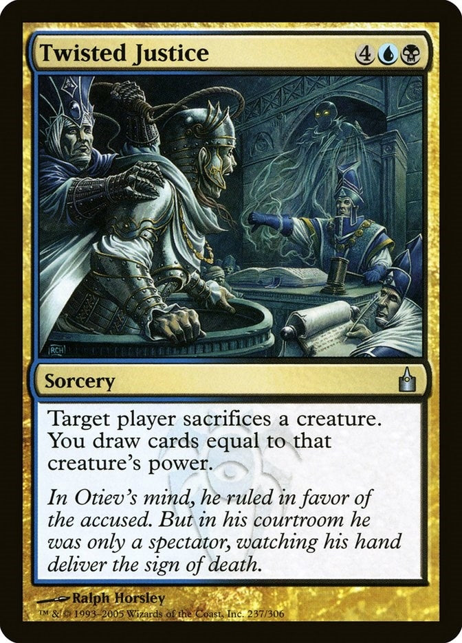 Image for Twisted Justice (237) (RAV) - Magic: The Gathering