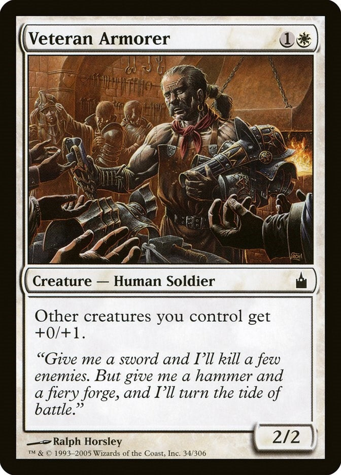 Image for Veteran Armorer (34) (RAV) - Magic: The Gathering
