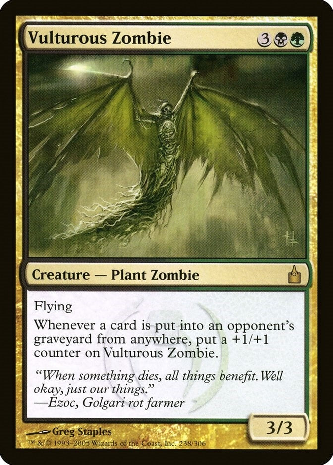 Image for Vulturous Zombie (238) (RAV) - Magic: The Gathering
