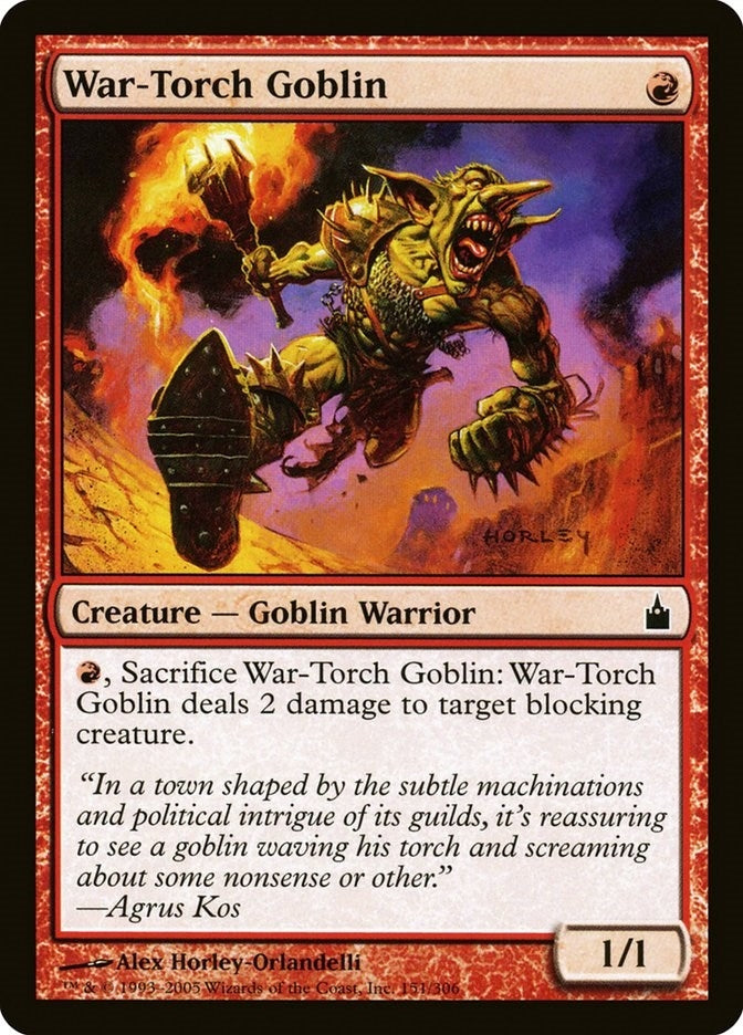 Image for War-Torch Goblin (151) (RAV) - Magic: The Gathering