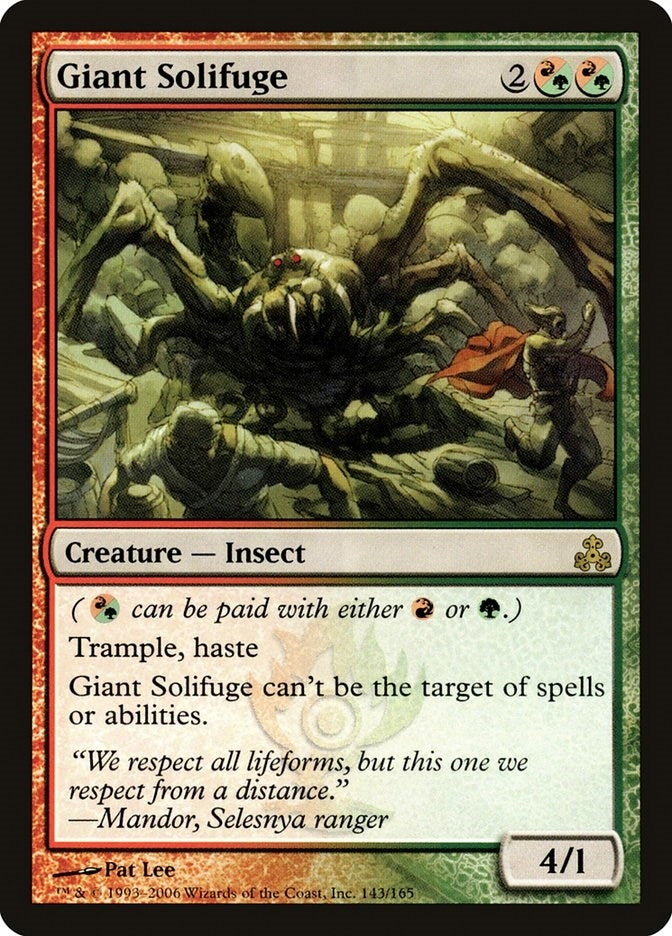 Image for Giant Solifuge (143) (GPT) - Magic: The Gathering