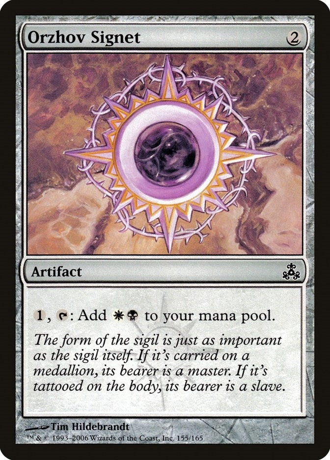 Image for Orzhov Signet (155) (GPT) - Magic: The Gathering