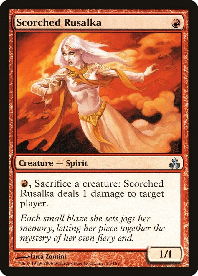 Image for Scorched Rusalka (74) (GPT) - Magic: The Gathering