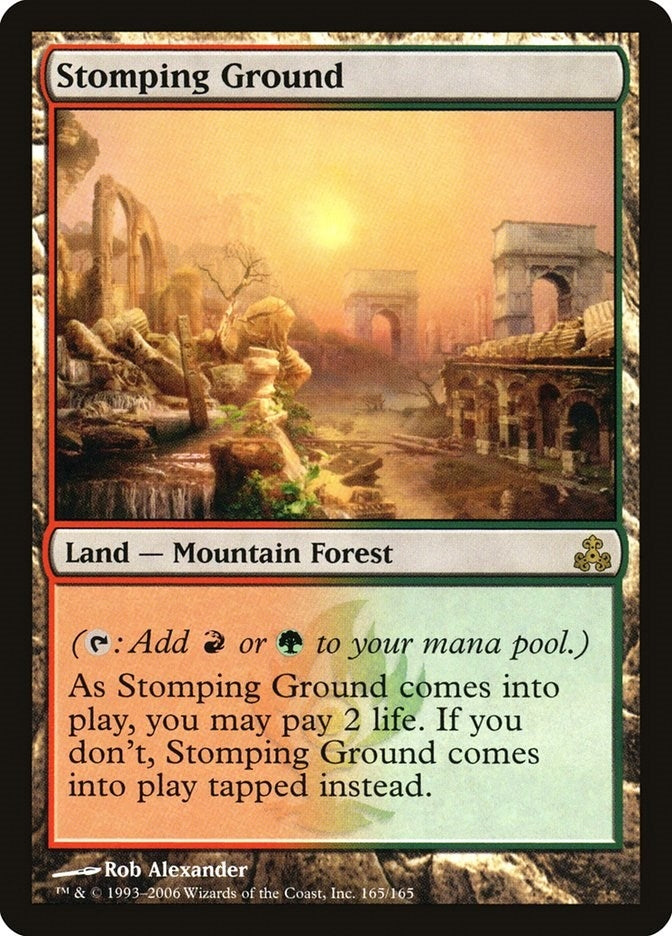 Image for Stomping Ground (165) (GPT) - Magic: The Gathering
