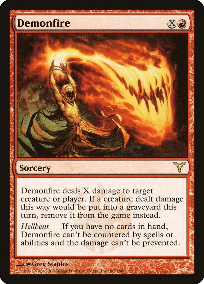 Image for Demonfire (60) (DIS) - Magic: The Gathering