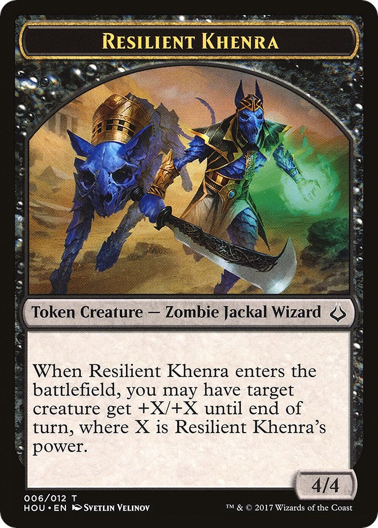 Resilient Khenra // Cat Double-Sided Token (6 // 16) (HOU)