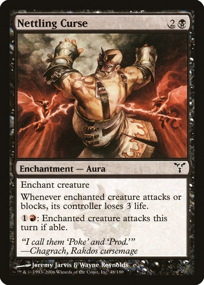 Image for Nettling Curse (48) (DIS) - Magic: The Gathering