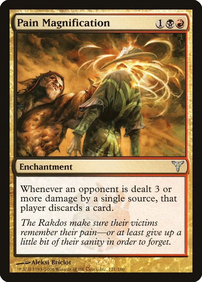 Image for Pain Magnification (121) (DIS) - Magic: The Gathering