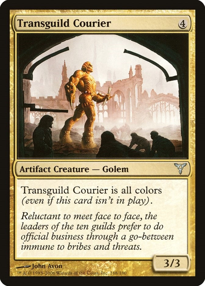 Image for Transguild Courier (168) (DIS) - Magic: The Gathering