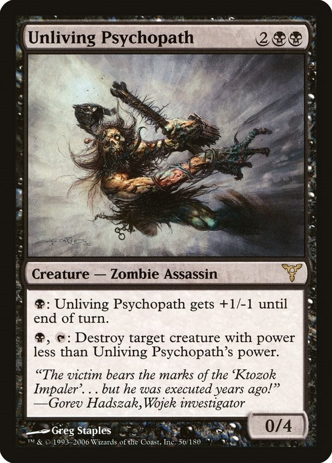 Image for Unliving Psychopath (56) (DIS) - Magic: The Gathering