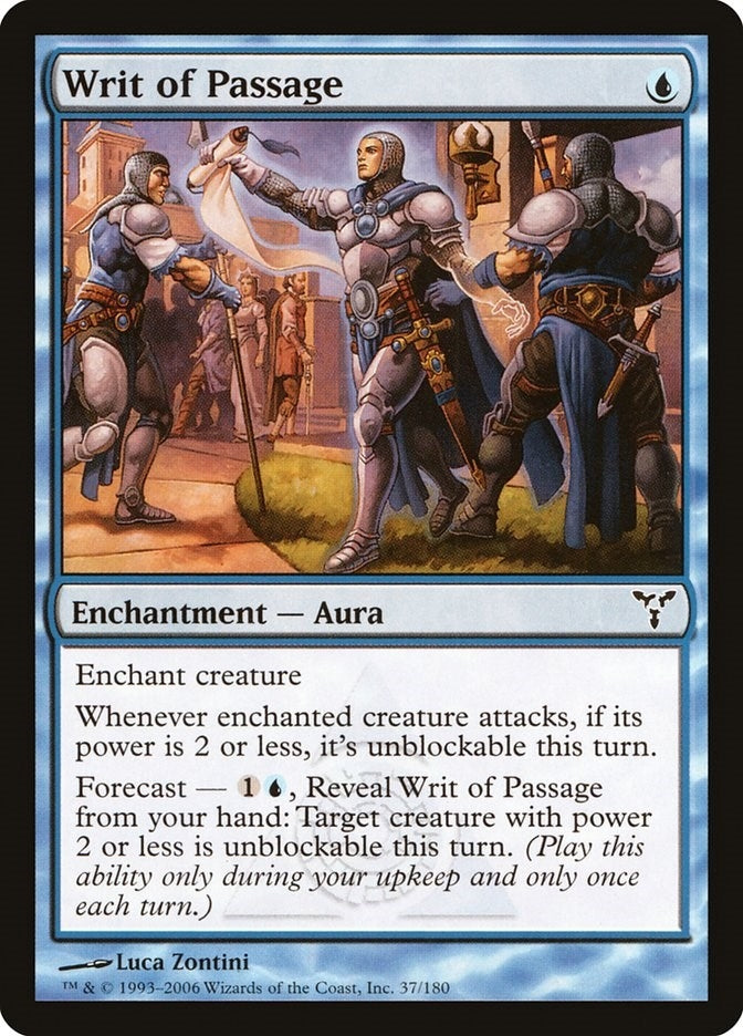 Image for Writ of Passage (37) (DIS) - Magic: The Gathering