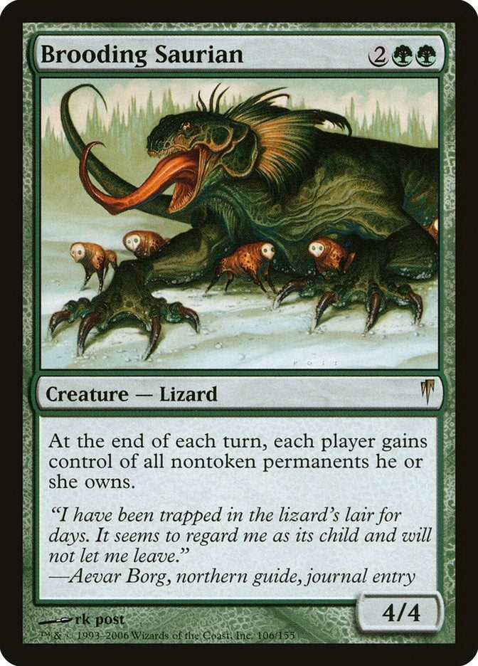 Image for Brooding Saurian (106) (CSP) - Magic: The Gathering