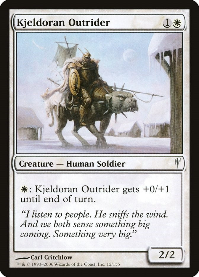 Image for Kjeldoran Outrider (12) (CSP) - Magic: The Gathering