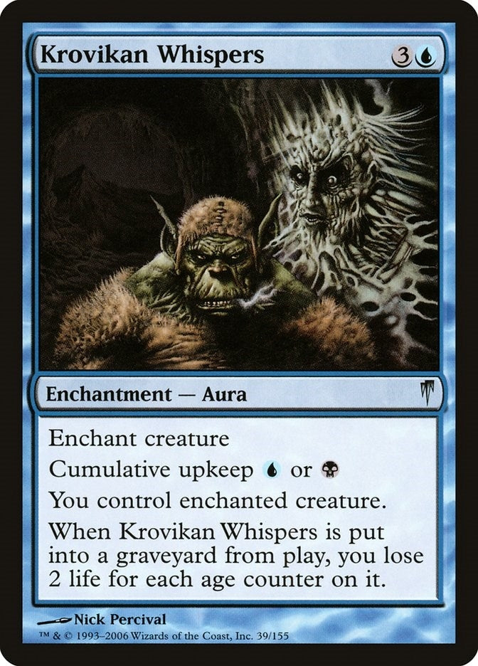 Image for Krovikan Whispers (39) (CSP) - Magic: The Gathering