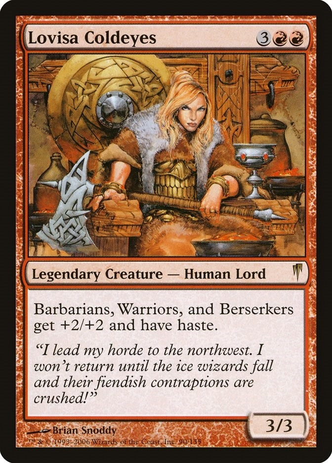 Image for Lovisa Coldeyes (90) (CSP) - Magic: The Gathering