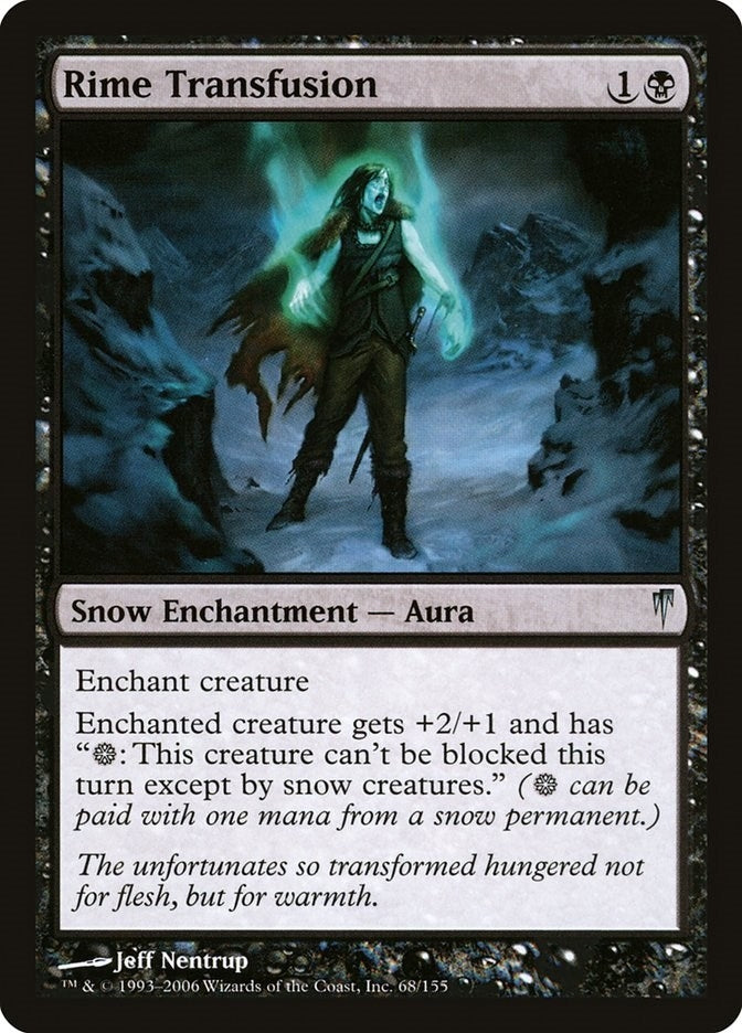 Image for Rime Transfusion (68) (CSP) - Magic: The Gathering