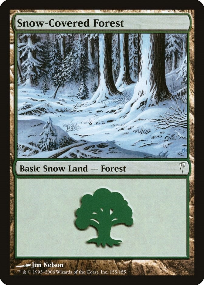 Image for Snow-Covered Forest (155) (CSP) - Magic: The Gathering