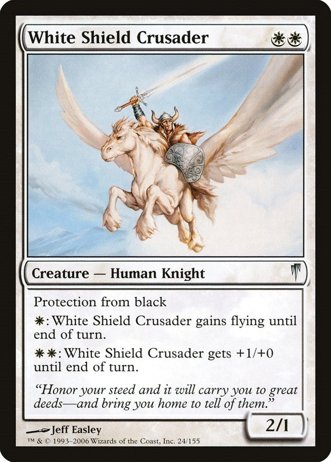 Image for White Shield Crusader (24) (CSP) - Magic: The Gathering