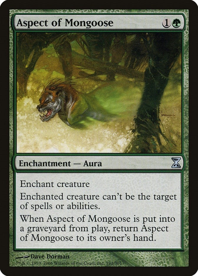 Image for Aspect of Mongoose (191) (TSP) - Magic: The Gathering