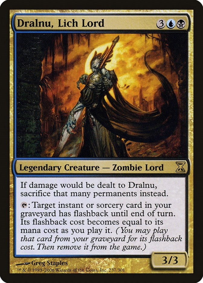 Image for Dralnu, Lich Lord (237) (TSP) - Magic: The Gathering