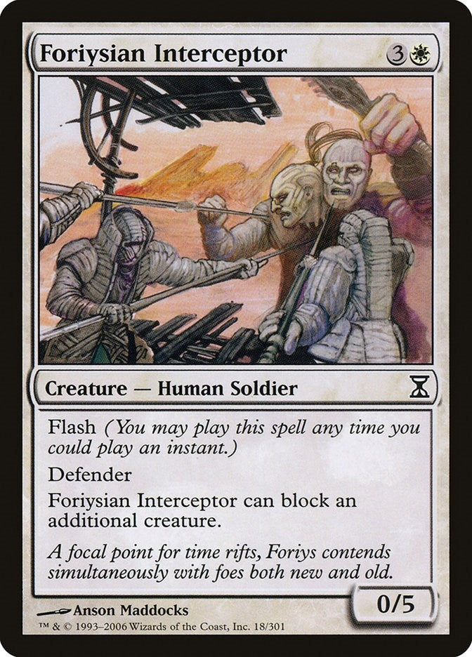 Image for Foriysian Interceptor (18) (TSP) - Magic: The Gathering