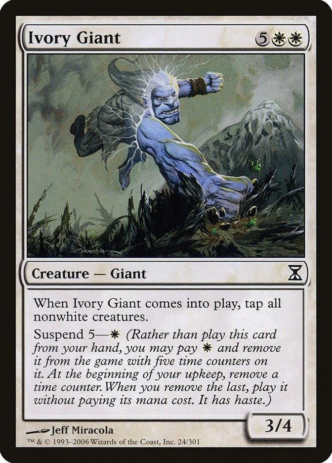 Ivory Giant (24) (TSP) French