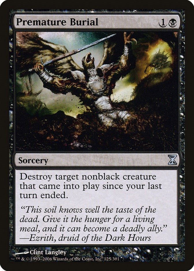 Premature Burial (125) (TSP) French
