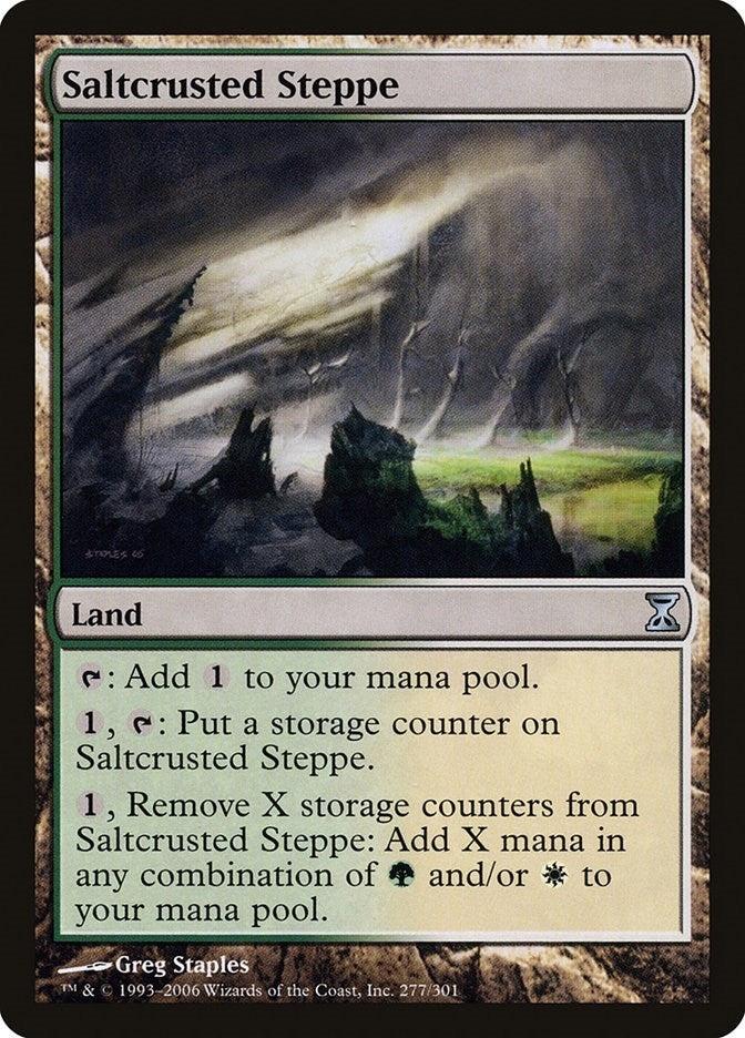 Image for Saltcrusted Steppe (277) (TSP) - Magic: The Gathering