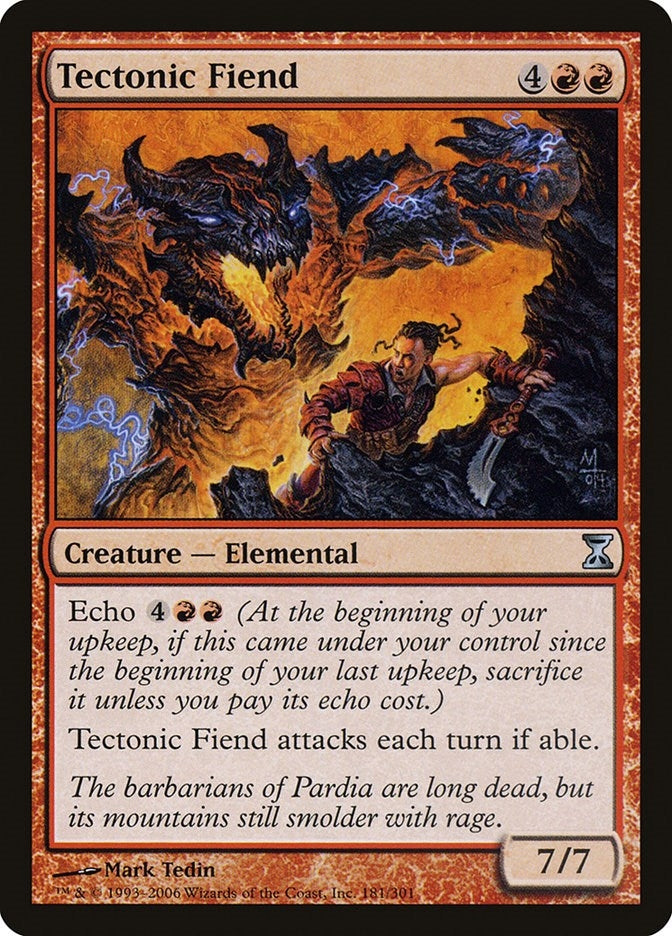Tectonic Fiend (181) (TSP) French