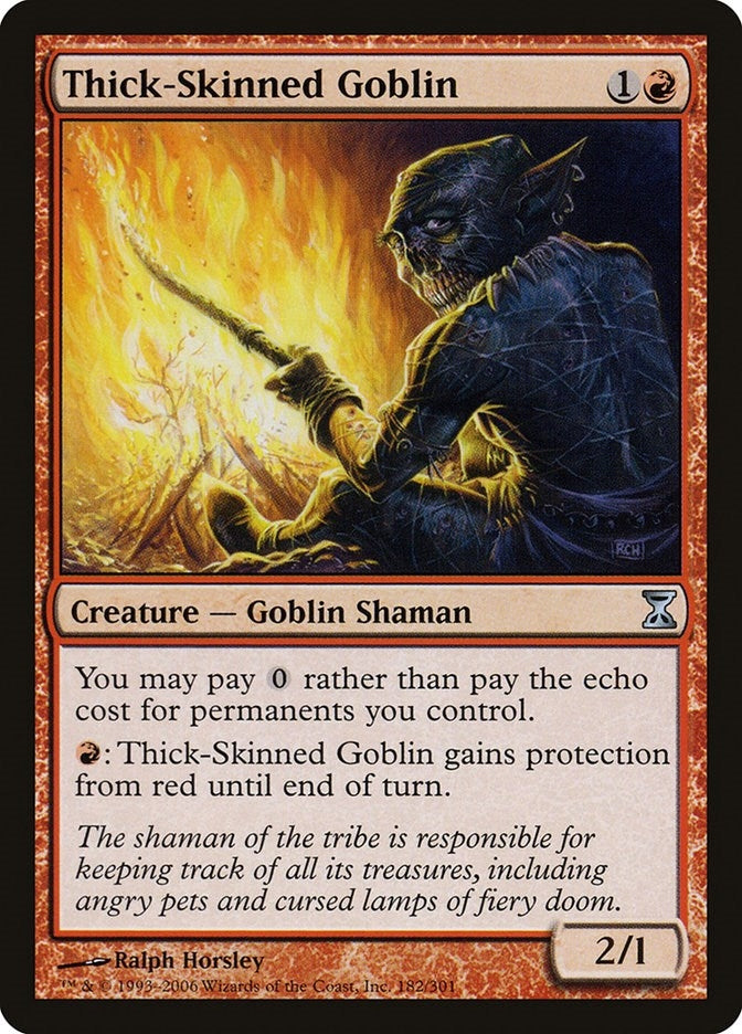 Thick-Skinned Goblin (182) (TSP) French