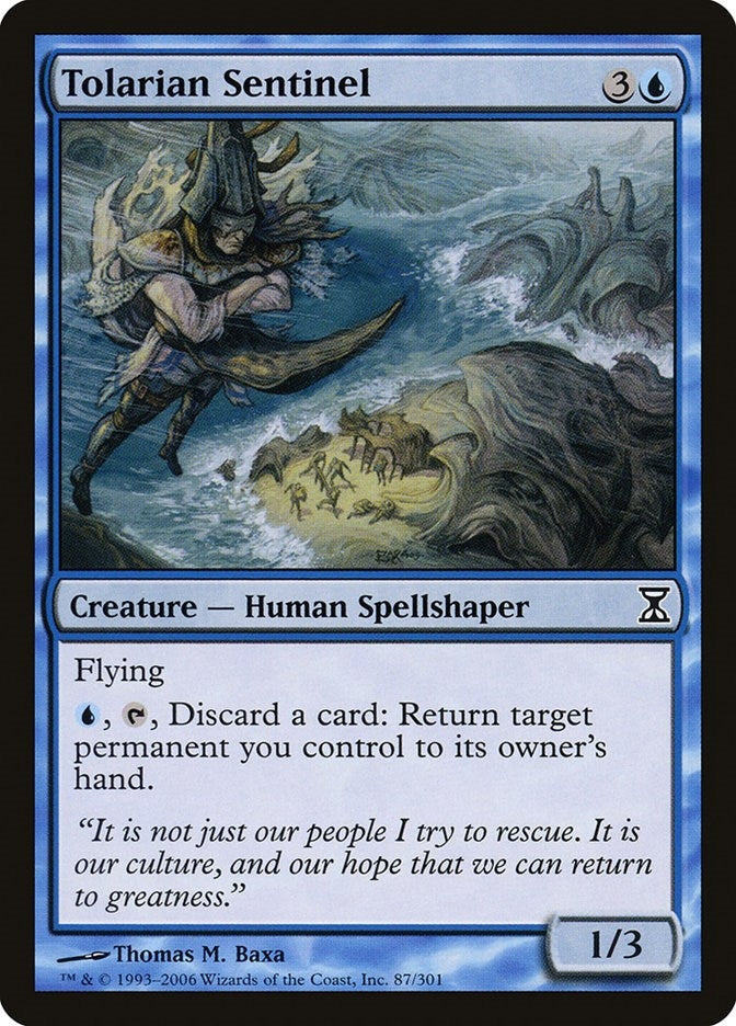 Tolarian Sentinel (87) (TSP) French