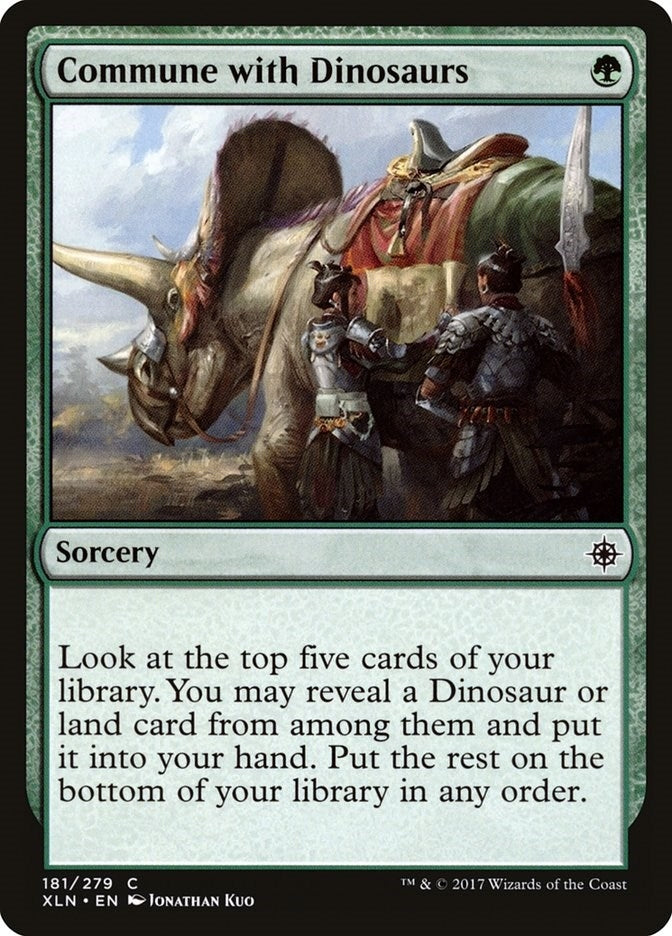 Commune with Dinosaurs (181) (XLN)