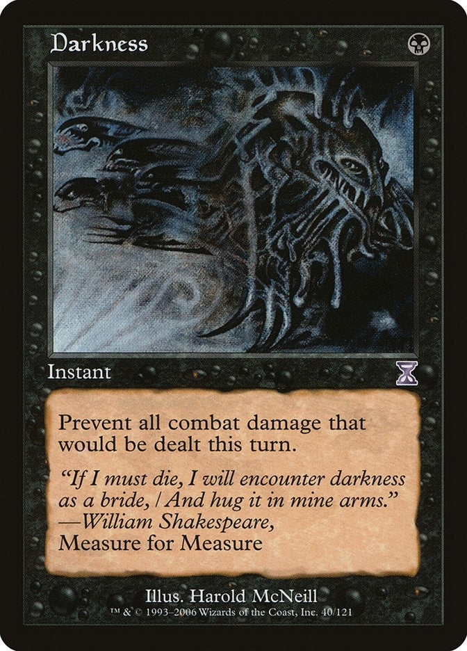 Image for Darkness (40) (TSB) - Magic: The Gathering