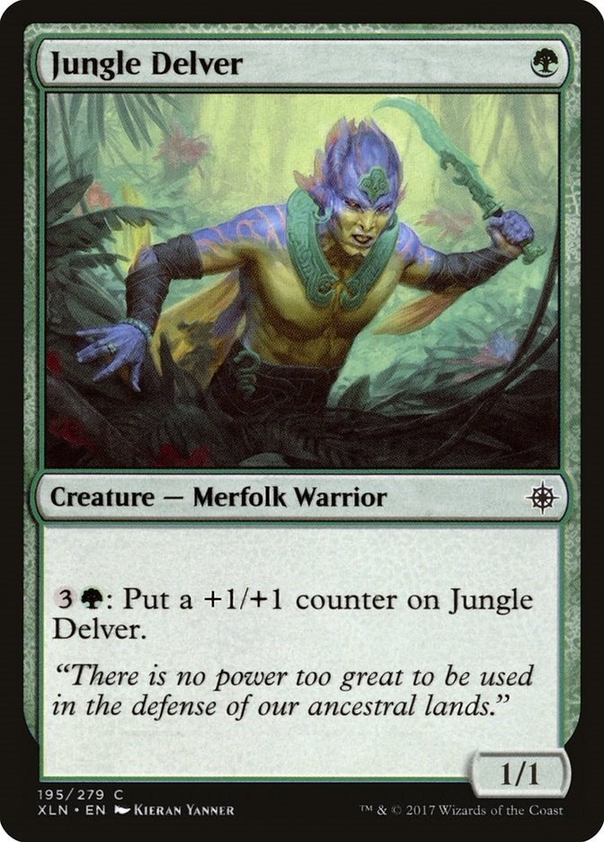 Jungle Delver (195) (XLN) Japanese