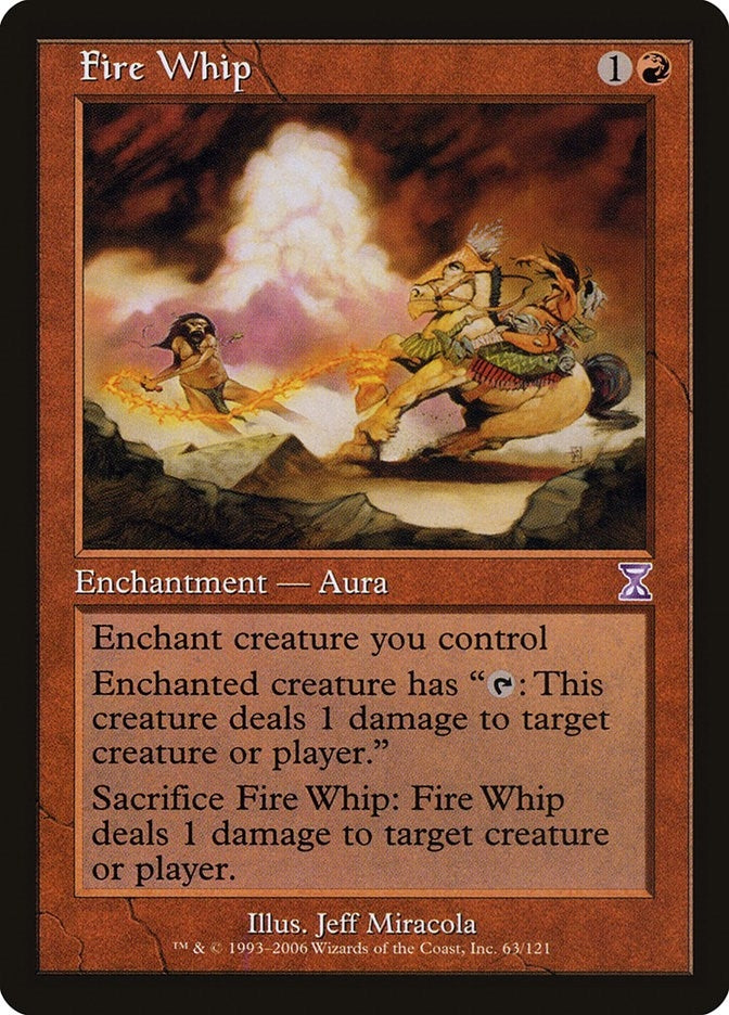 Image for Fire Whip (63) (TSB) - Magic: The Gathering