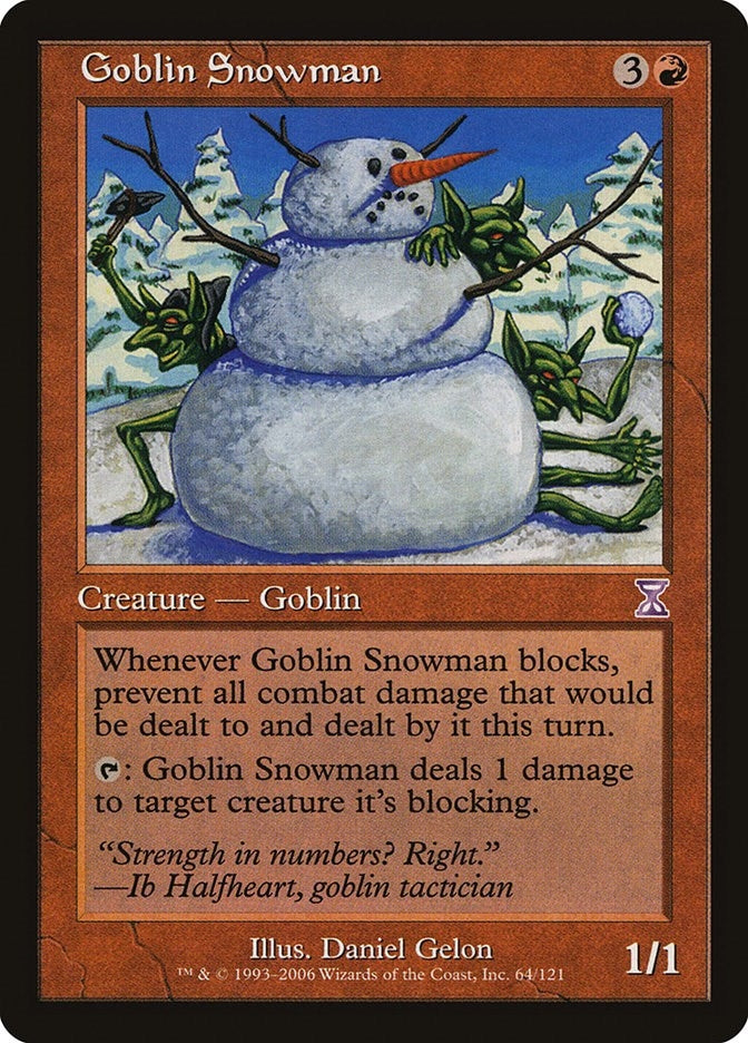 Goblin Snowman (64) (TSB) French